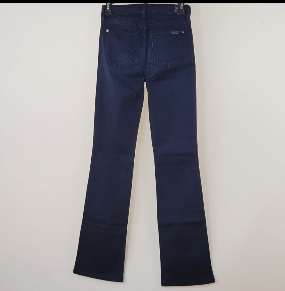 7 For All Mankind Kimmie Bootcut Blue Jeans Size 24 - Picture 5 of 9